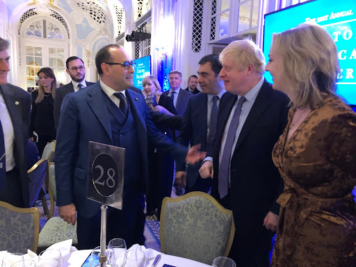 Maurizio Bragagni OBE Boris Johnson Liz Truss