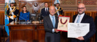 Mr Norman Foster awarded Knight Grand Officer of the Equestrian Order of St Agatha