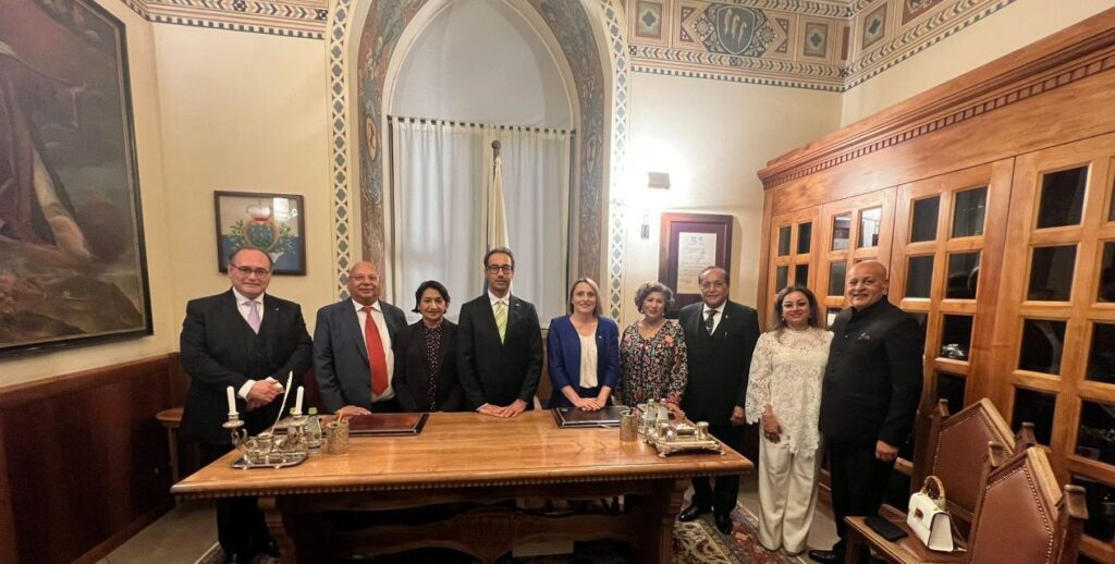 Lord Rami Ranger CBE visits San Marino - Consulate of San Marino to the UK