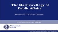 Machiavelli 500 Project Launch Workshop