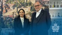 Consul Bragagni welcomes Rt Hon Dame Priti Patel MP to the Consulate